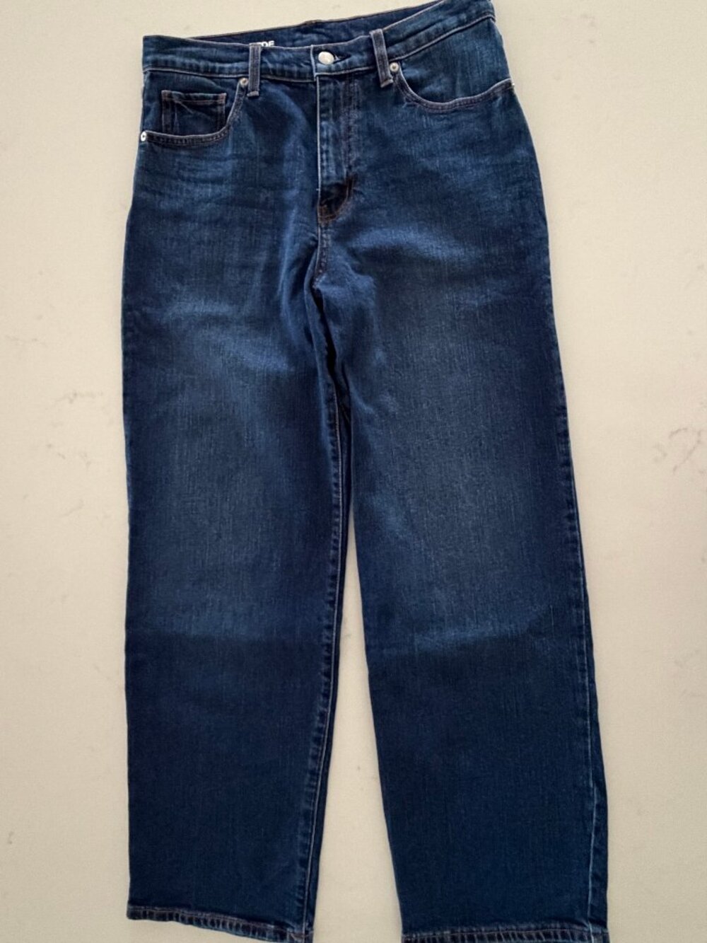 MUJI Mid Rise Relaxed Wide Jeans